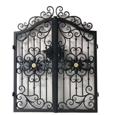 China wrought iron door designs/easily compiled luxury residential models/wrought iron main doors for sale