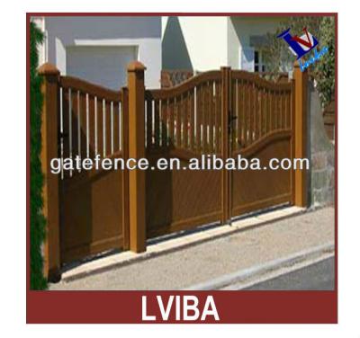 China Easily Assembled DIY Ornamental Aluminum Picket Safety Garden Fence for sale