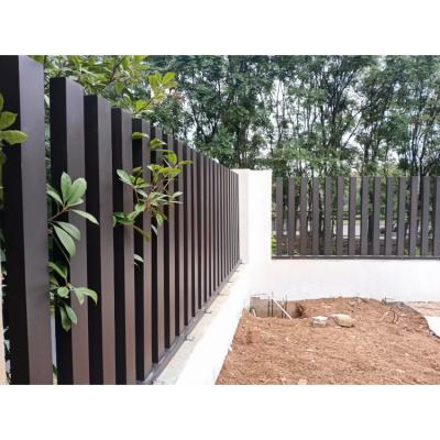 China Cheap Decorative Easily Assembled Tubular Barrier For Villa No Dig Aluminum Garden Metal Fence for sale