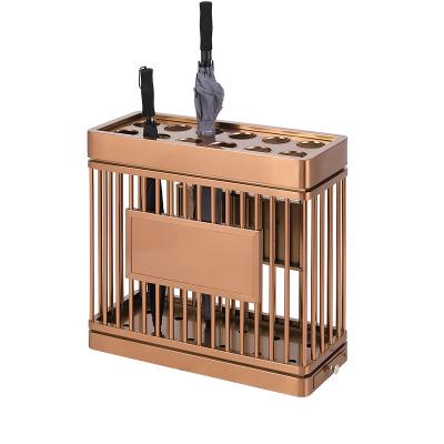 China Best Quality Indoor Umbrella Stands Storage Public Places Umbrella Display Stand Rack With Lock for sale