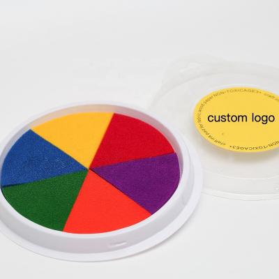 China Stamping large baby custom fingerprint plastic pad kids open stamp lnk dry sealing pad for sale