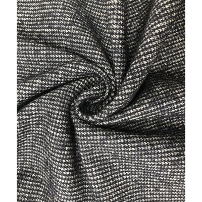 China Direct Houndstooth Mill Supply Mini Cloth DIMENSIONAL Houndstooth Cotton Blend Cotton Blend Cloth Coat Wool Fabric for sale