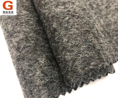 China New quality DIMENSIONAL cashmere wool material knit woolen coat wool fabric for sale