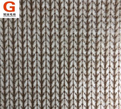 China ONE SIZE Heavy wool fabric mill jacquard knitted fabric woolen knitting fabric for sale