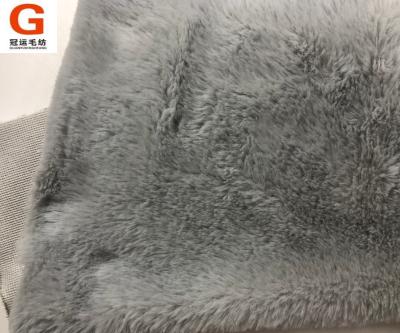 China Hot Selling 100% Polyester Faux Fur Coat Fabric For Winter for sale