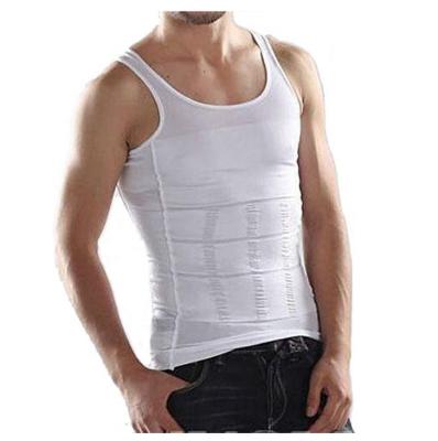 China Summer White QUICK DRY Fit Mens T Shirts Sleeveless Tees Slim Underwear Football Slim Corset Sportswear Camisetas Invest Running Fitness for sale