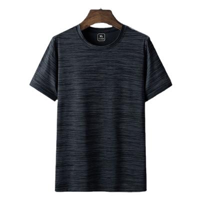 China QUICK DRY Sportswear Wholesalers Mens V Anti-Dirty Dry Anti-Dirty Neck Fitted T-Shirts T-Shirts Clothing Ribbed Breathable High Quality Tees Dress for sale