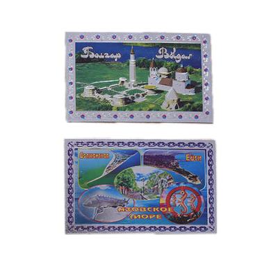 China Shape Custom Tourist Souvenir Aluminum Foil Fridge Magnet for sale