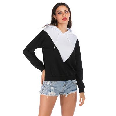 China Breathable Women's Hoodies Casual Sweatshirts Long Sleeve Drawstring Pullover Tops for sale