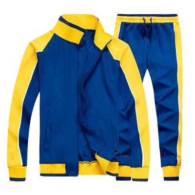 China Breathable Mens Tracksuit Sets Bases Casual Full Zipper Gym Suit Jogging Jacket With Pockets for sale