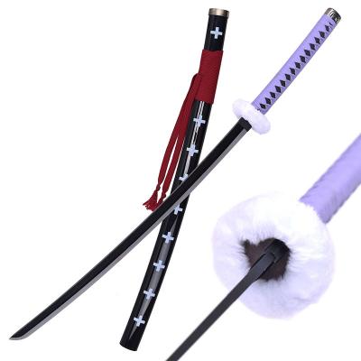 China Japanese Anime Demon Series Japan Anime Sword One heal Japanese Sword Cosplay Wooden Sword Purple Toys for sale