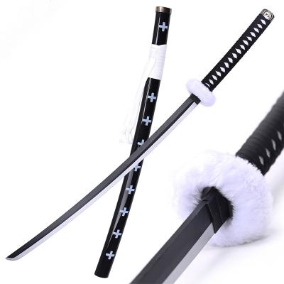 China Japan Anime Sword One of Japanese Sword Japanese Anime Cosplay Demon Doctor Toys Black and White Wooden Sword for sale