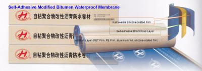 China Self-adhesive Modified Bitumen Waterproof Membrane for sale