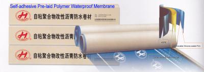 China Self-adhesive Pre-laid HDPE Waterproof Membrane for sale