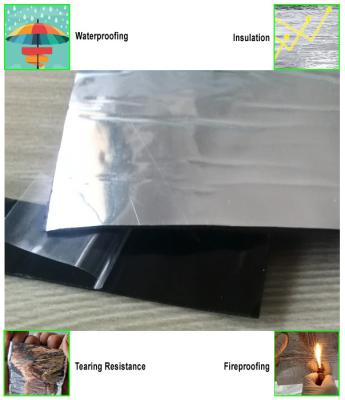 China Self Adhesive Bituminous Waterproofing Membrane with Aluminium Foil for sale