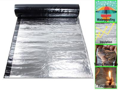 China Self Adhesive Bituminous Membrane with Aluminium Foil, +80℃ to -25℃, for ten years for sale