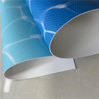 China Three Dimensional Mosaic Pool Liner Waterproof PVC Liner Swimming Pool Liner Reel in Stock for sale