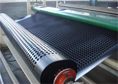 China 100%  material grass drainage mat, drainage cell drainage mat, composit drainage board with geotextile for sale