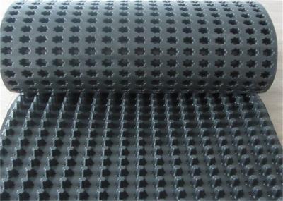 China drainage cell board, white plastic drainage board, HDPE  drainage sheet with geotextile for sale