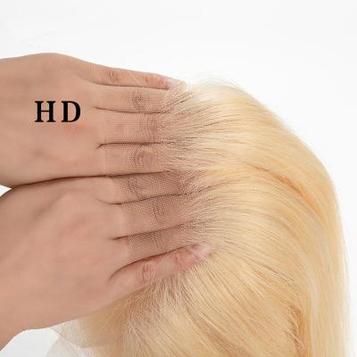 China 13*4 1115 blonde hair lace frontal closure for sale