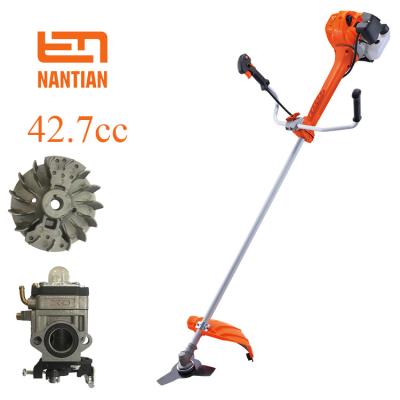 China Hot Selling 2-Stroke Nantian 42.7cc 1470w Gasoline Brush Cutter, Grass Trimmer With Ce for sale