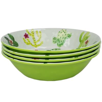 China Sustainable Custom Design Durable Two Tone Large Melamine Bowl Bowl for sale