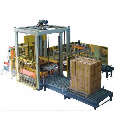 China Full Automatic Commodity Glass Bottles Palletizer Machine System for sale