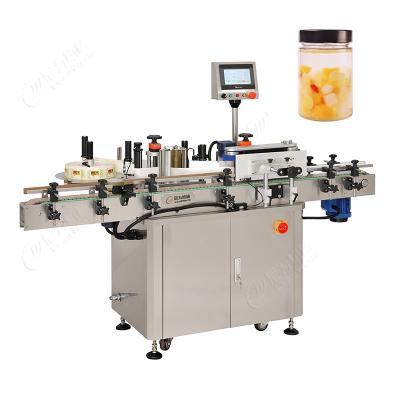 China Fully Automatic APPAREL Hot Melt Stick OPP Sticker Labeling Machine Round Bottle BOPP Labeling Machine for sale