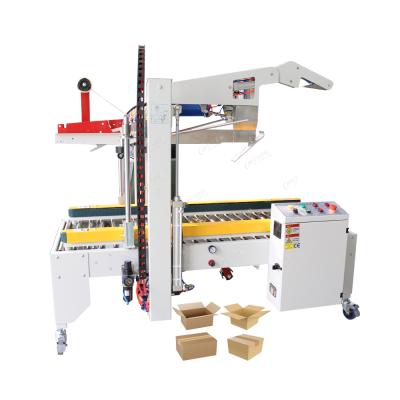 China Food box folder sealer box fold sealing machine vending conveyor carton box package folding carton sealer machine for sale