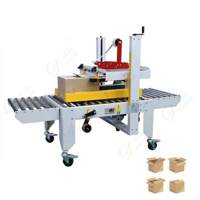 China Automatic Carton Bottom Box Canned Food Food Top Sealer Sealing Machine for sale