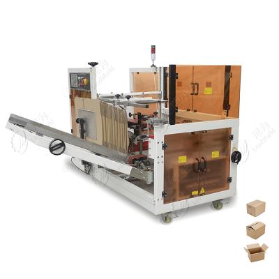 China Easy Beverage Operate Fully Automatic Box Erecting Machine Carton Case Erector Machine for sale