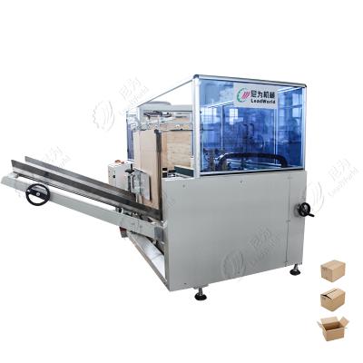 China Automatic Beverage Corrguted Box Erecting Machine Automatic Strip Carton Case Erecter Machine for sale