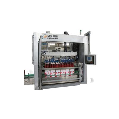 China Easy to Operate Beverage of Tomato Sauce Box Crate Packing Machine for sale