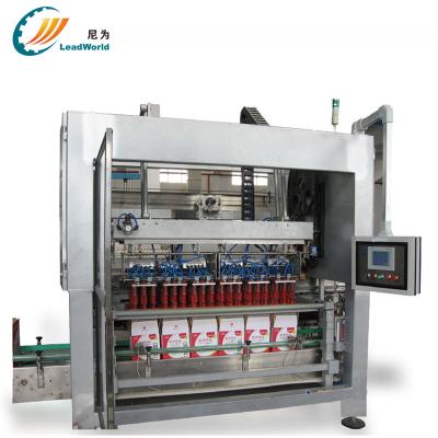 China Automatic Beverage Case Packer For Bottle Put Into Carton Machine for sale