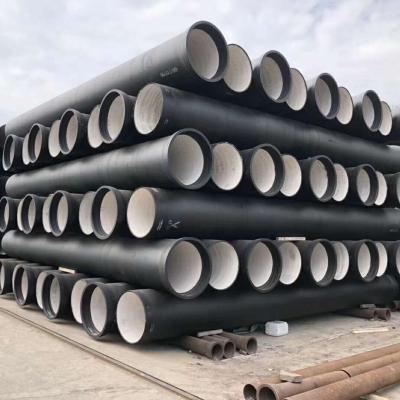 China DN300 Liquid Malleable Pipe Cement Liner Water 150mm Ductile Cast Iron Pipe Price for sale