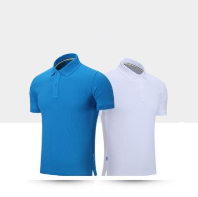 China LOW MOQ Anti-Wrinkle High Quality Promotional Shorts Sleeved Flat Collar Men Polo T-Shirts for sale