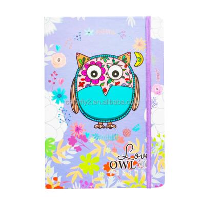 China Printed Promotional Cute Design A5 Hardcover Notebook For Kids for sale