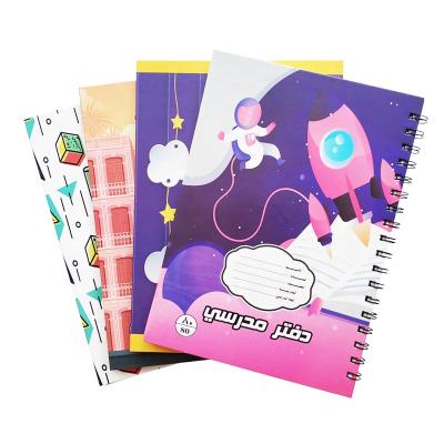 China 2021 new arrivals custom printed school cheap spiral notebook wholesale for sale