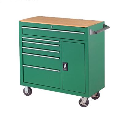 China Modern Heavy Duty 42 Inch Garage Workshop Mobile Workbench Tool Roll Cabinet With Drawer Tool Cabinet Metal Tool Cart Car Repair Tool Car for sale