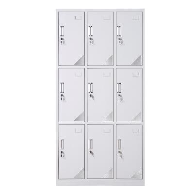 China (Other) Factory Sale Adjustable Cheap Steel Swimming Pool Wardrobe 9 Doors Metal Public Locker Bathing Pool for sale