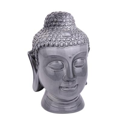 China China Zen Buddha Head Ceramic Painting for sale