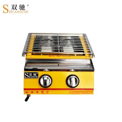 China Adjustable Size BBQ Grill Gas BBQ Grill BBQ Burner Household Commercial BBQ Grill for sale