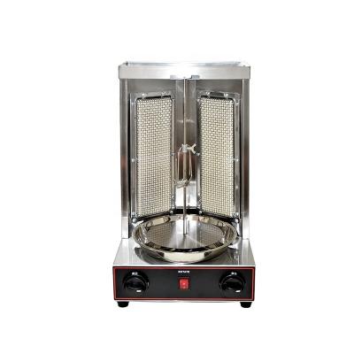 China Shuangchi factory manual fire shawarma machine gas burner shawarma machine automatic ratary mini doner kebab kebab on sale for sale