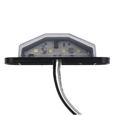 China High Quality High Brightness Plastic Trailer 4 LED License Plate Lamp 10-30v Led Tail Lights 24v Truck for sale