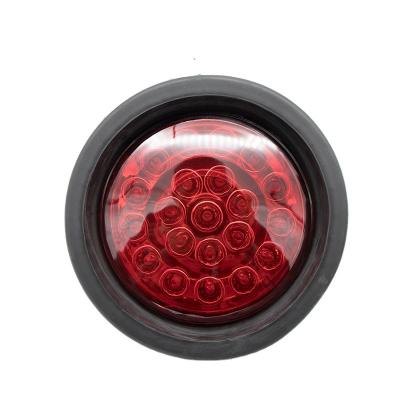 China Wholesale Round 21 High Brightness LED 4 Inch Rubber Ring Trailer Lamps Side Marker Lights For Trucks for sale