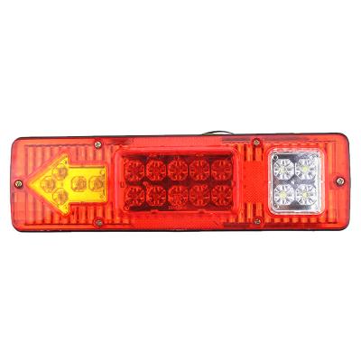 China High Brightness 19LED Arrow Three Color Trailer Stop Lamp Truck Rear Tail Light For Japanese Trailer for sale