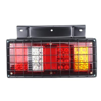 China High Brightness 32LED Marker Stop Lamp 12v 24v Trailer Truck Tail Lights Led For BAW Truck for sale