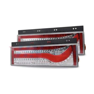 China High Brightness LED Running Plastic Tail Lights 24v Led Truck Light for sale