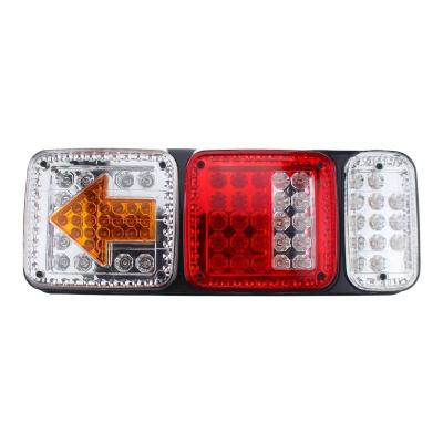 China High Brightness Yellow Enable Turn Light / Red Stop Light High Brightness 24v Truck Led Tail Lamp for sale