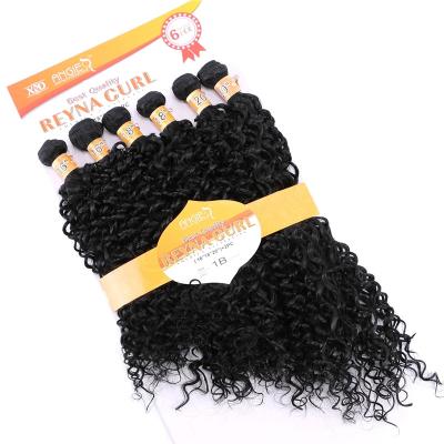 China Curly Loop Braiding Hair Pre Stretched 6pcs Synthetic Hair Weave Hair Extension for sale